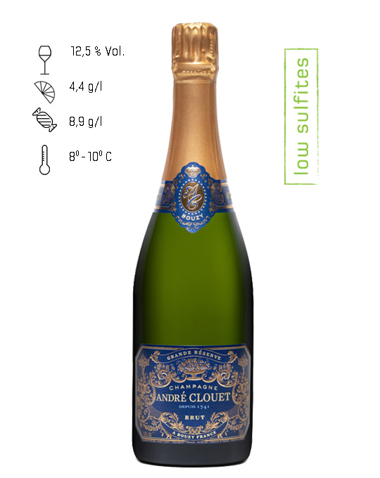 André Clouet  Grande Réserve Brut Champagne Grand Cru 'Bouzy'