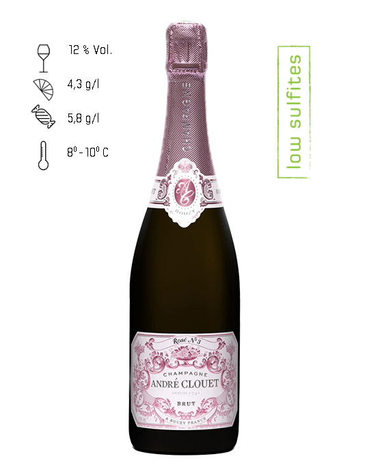 André Clouet Rosé No. 3 Brut Champagne
